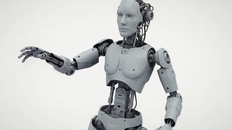 exploring the fascinating world of advanced robotics: a display of human-like features and mechanical precision in the latest robotics design
