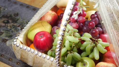 elegant fruit basket