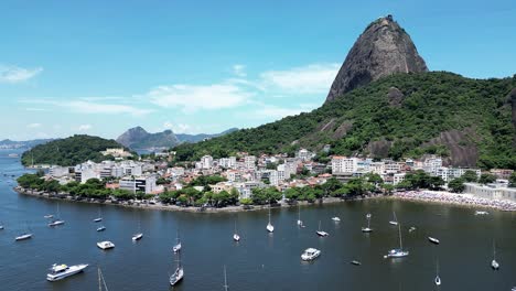 sugarloaf mountain at downtown rio de janeiro in rio de janeiro brazil