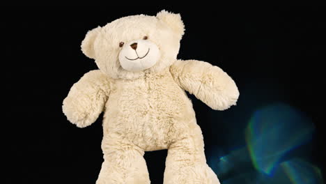 cream-colored teddy bear