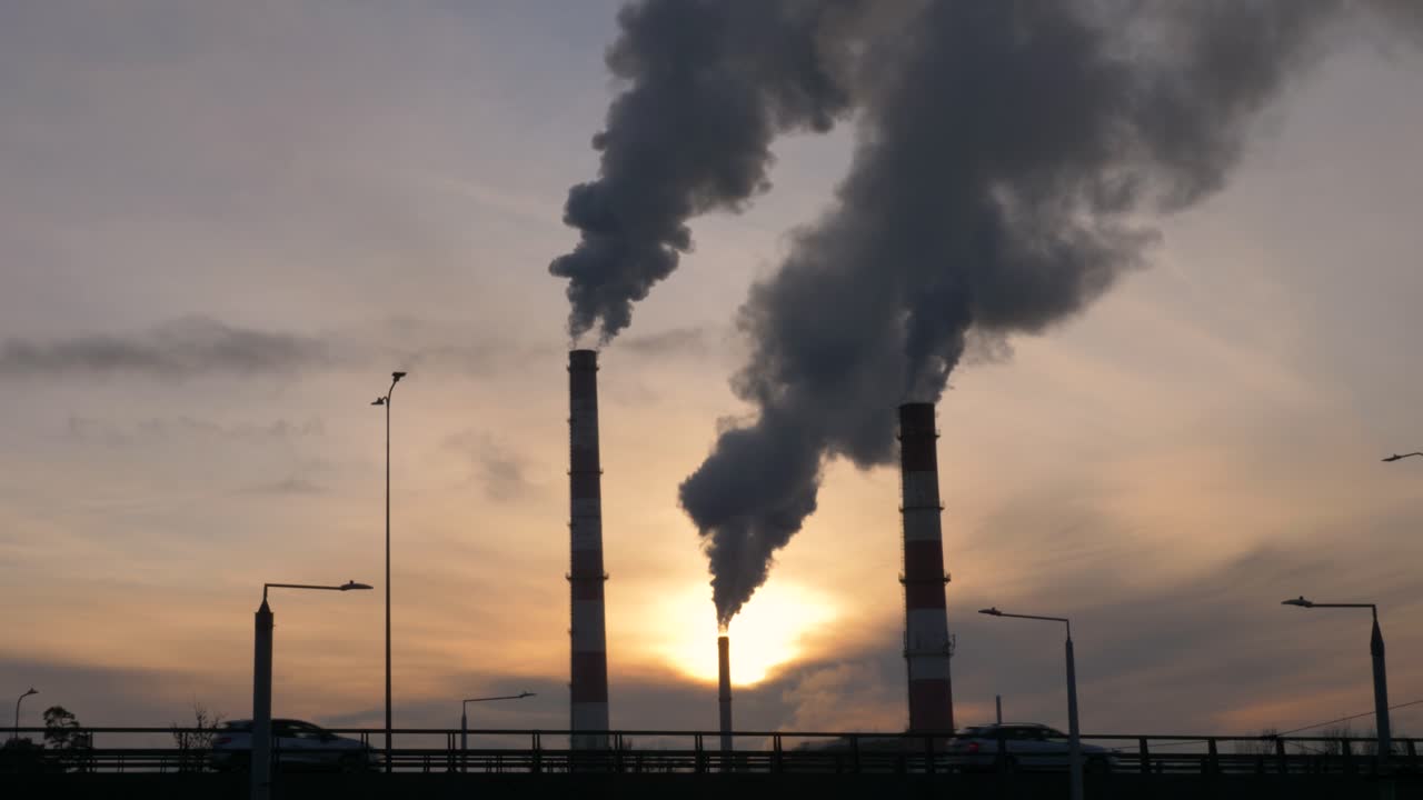 colpo al rallentatore di urbano nell'ora d'oro