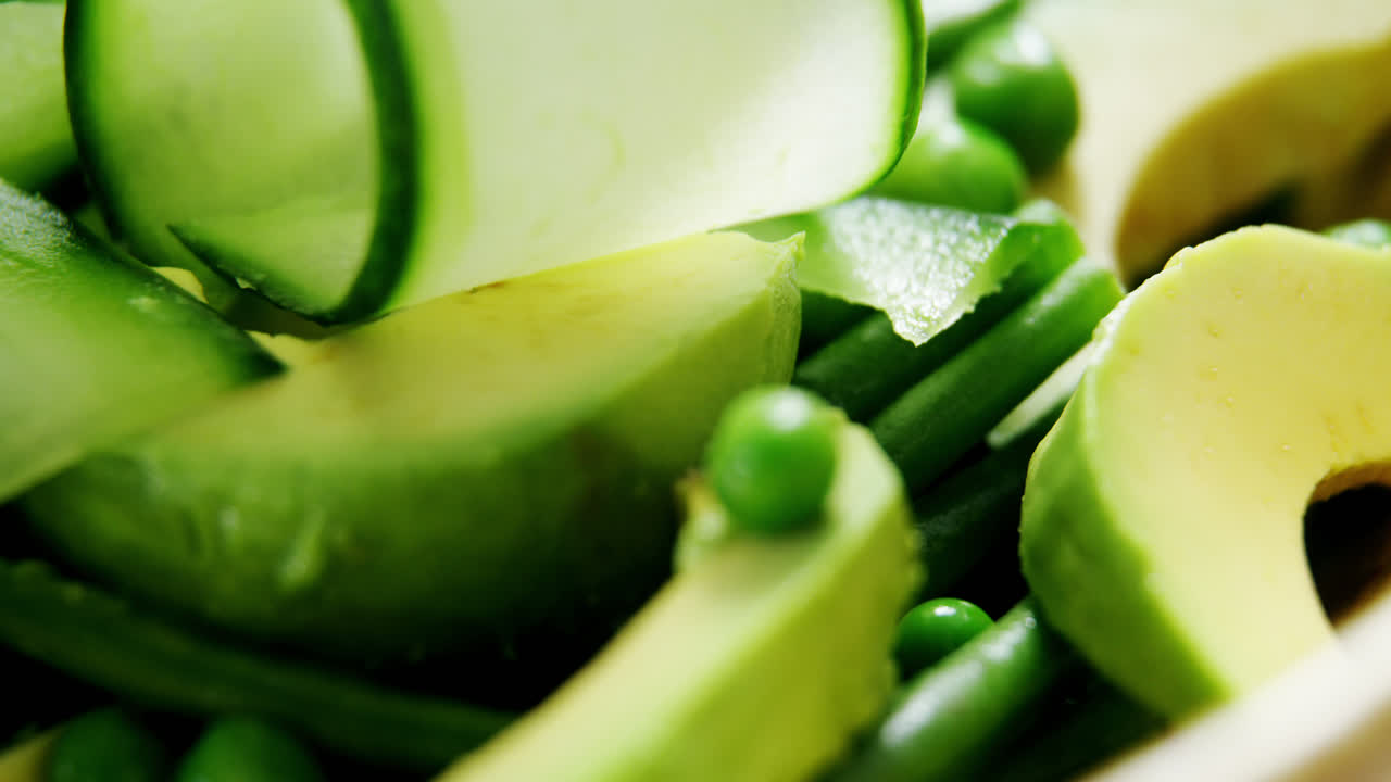 야채의 클로즈업