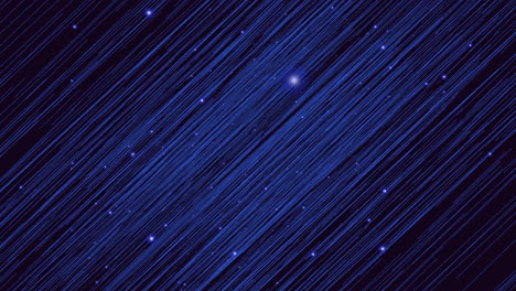 white lines of small dots set against a blue backdrop, running horizontally with uniform spacing