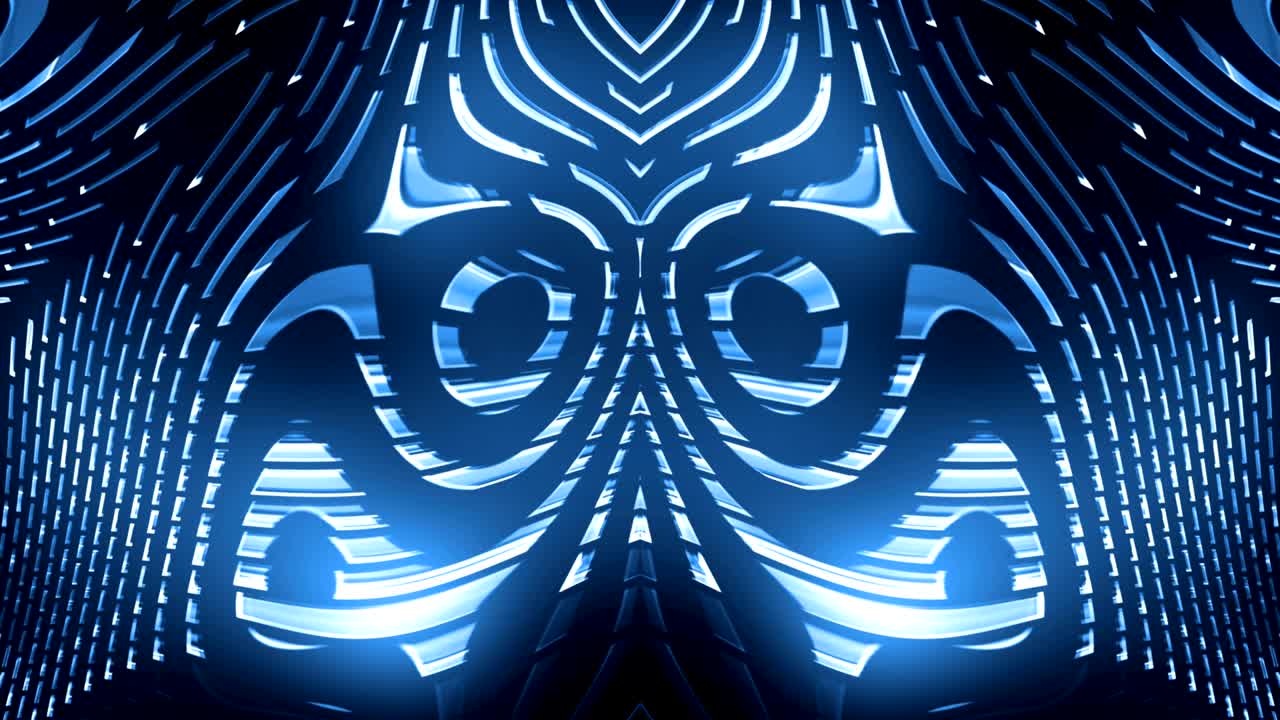 Futuristic Blue Background Loop Animation