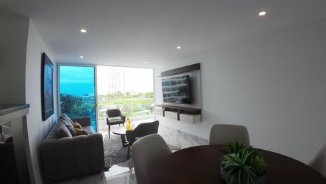lujoso apartamento de hotel con hamacas en la terraza cerca de playa punta centinela en ecuador