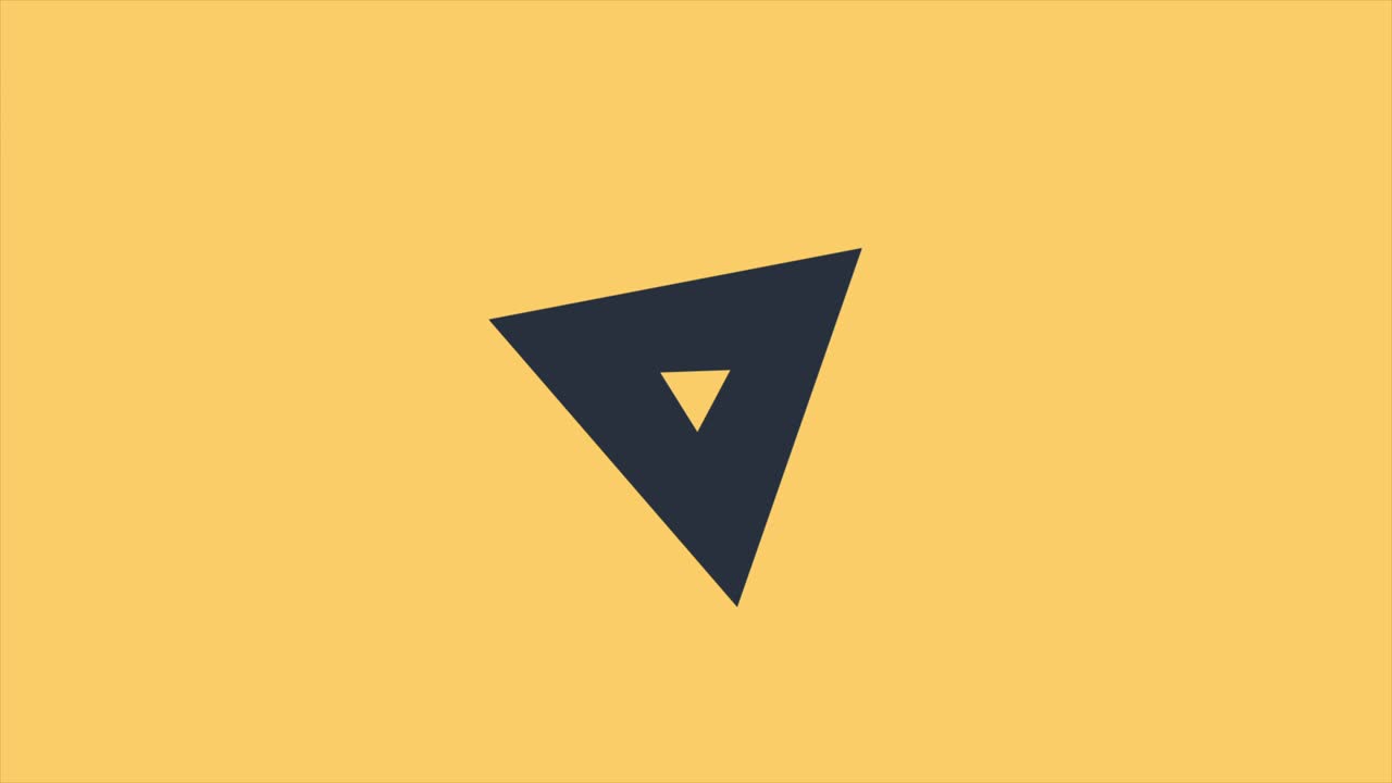 Abstract Geometric Triangles Morphing Animation
