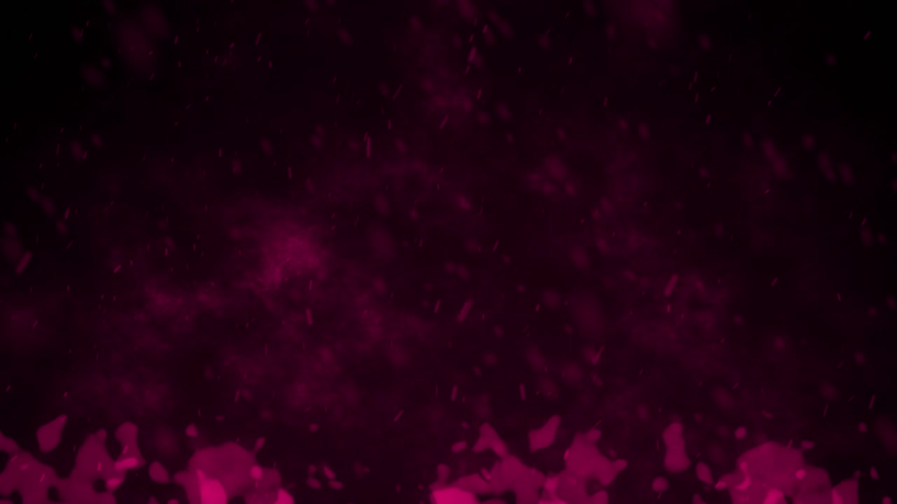 Burning fiery hot embers flame sparks fire gas 3D animation gradient background moving particles motion graphics visual effect colour maroon dark red