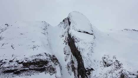 snow-covered mountain peak in candanchú, aragón, spain, evoking solitude and adventure