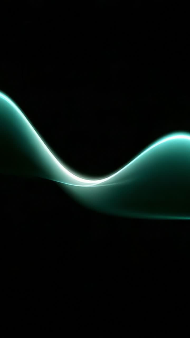 A Mesmerizing Display of Light and Curvature Capturing the Flow of Energy in Smooth Waves, Emphasizing the Beauty of Abstract Shapes Against a Dark Background with Subtle Radiance