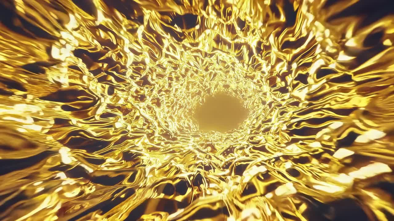 추상적인 금 터널