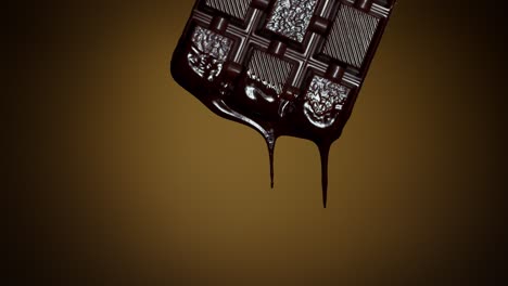 melting chocolate bar