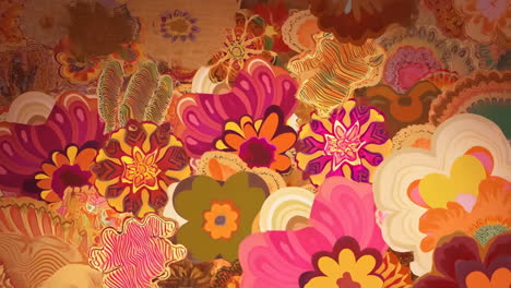 vibrant abstract floral patterns