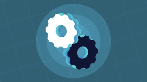 interconnected gears