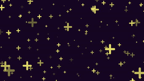 astounding cosmic pattern dark blue background with stars and crosses for web design