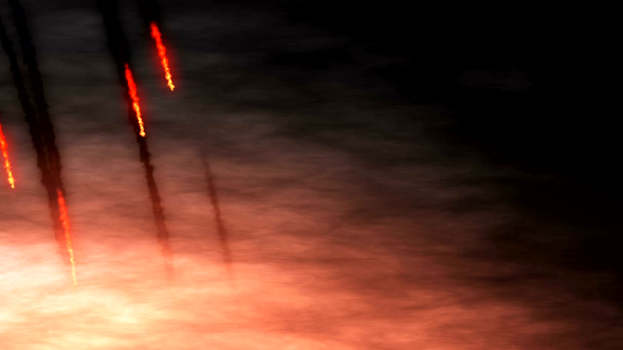 la lluvia de meteoritos