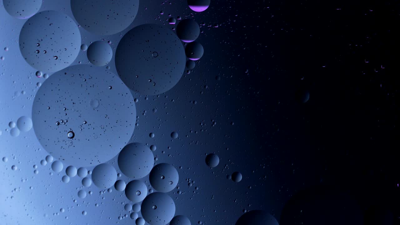 Color Oil Bubbles