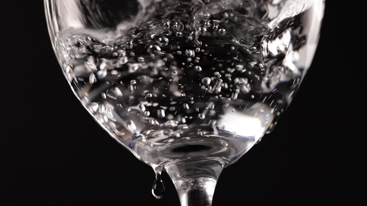 Wineglass with water