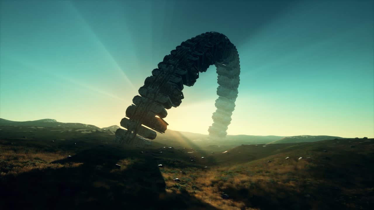 지구를 향한 정체되지 않은 비행 물체