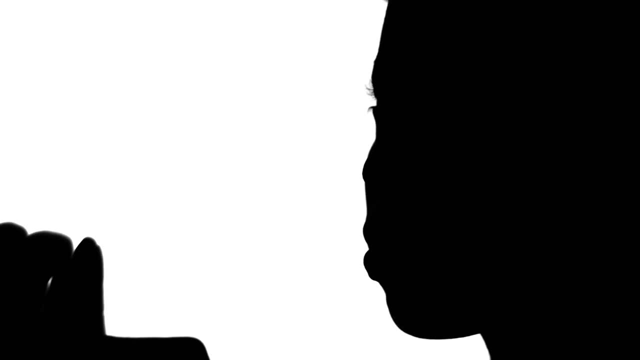 모델 을 만들고 있는 메이크업 아티스트 의 실루