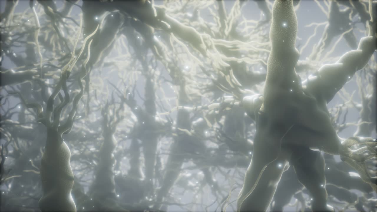 뇌 안의 신경 세포 네트워크를 통해 여행합니다.