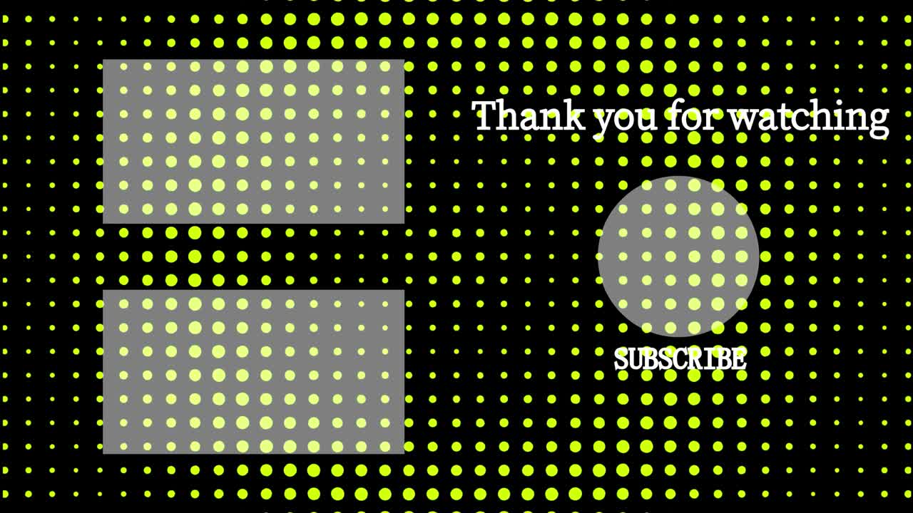 원형 물결 모션 엔드 카드 엔딩 스크린 모션 그래픽