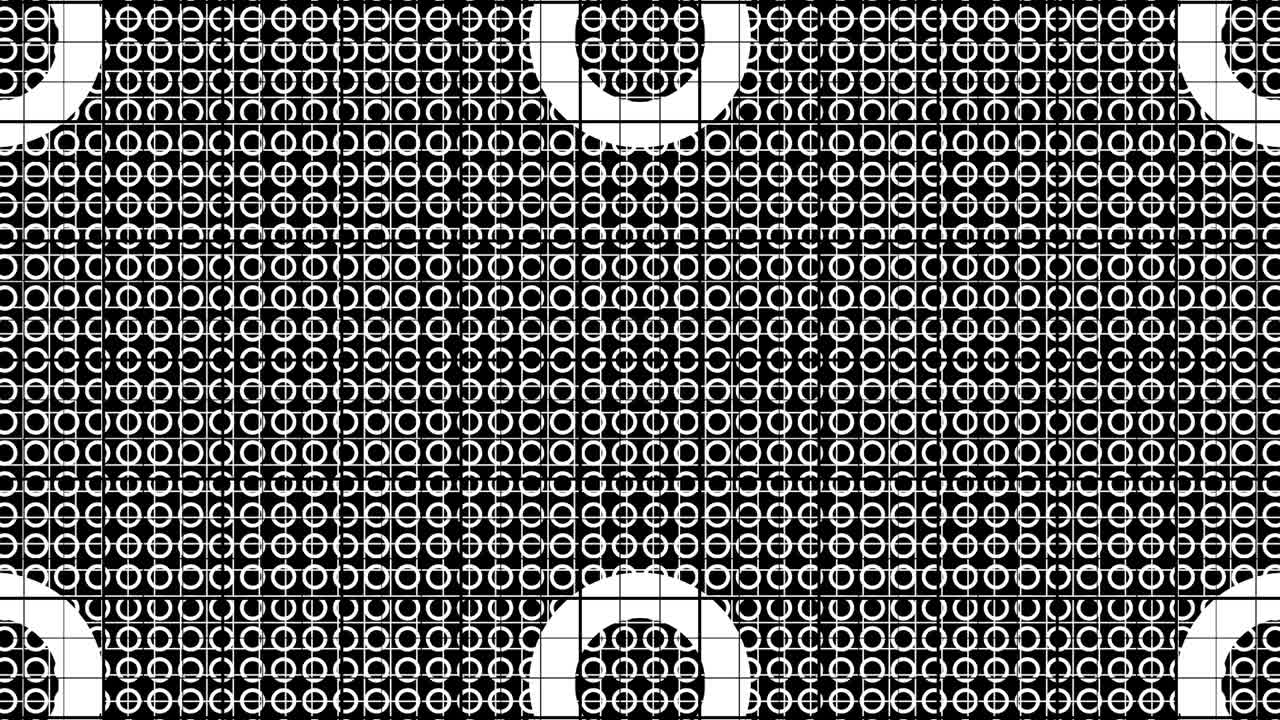 cuadrícula de fondo abstracta con círculos versión a 21