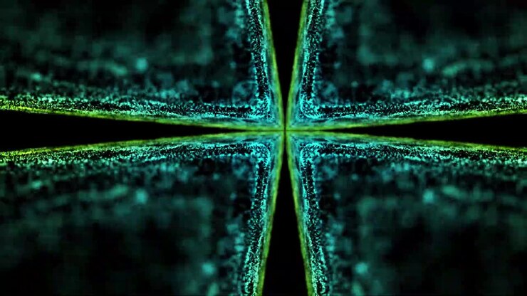 Star Brust Particle Abstract Background