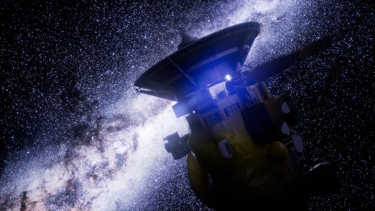 el satélite cassini se acerca a saturno.