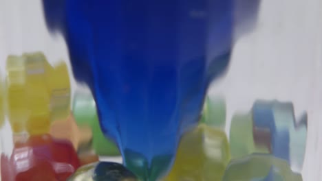 Abstraction, rotating glass balls
