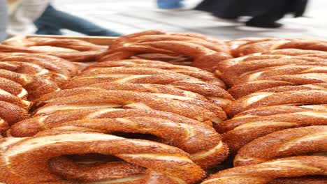 turkish simit display