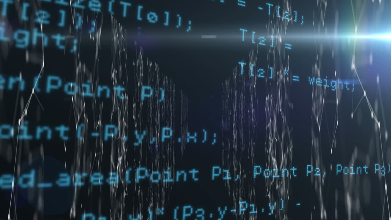 procesamiento de datos contra contra fondo negro