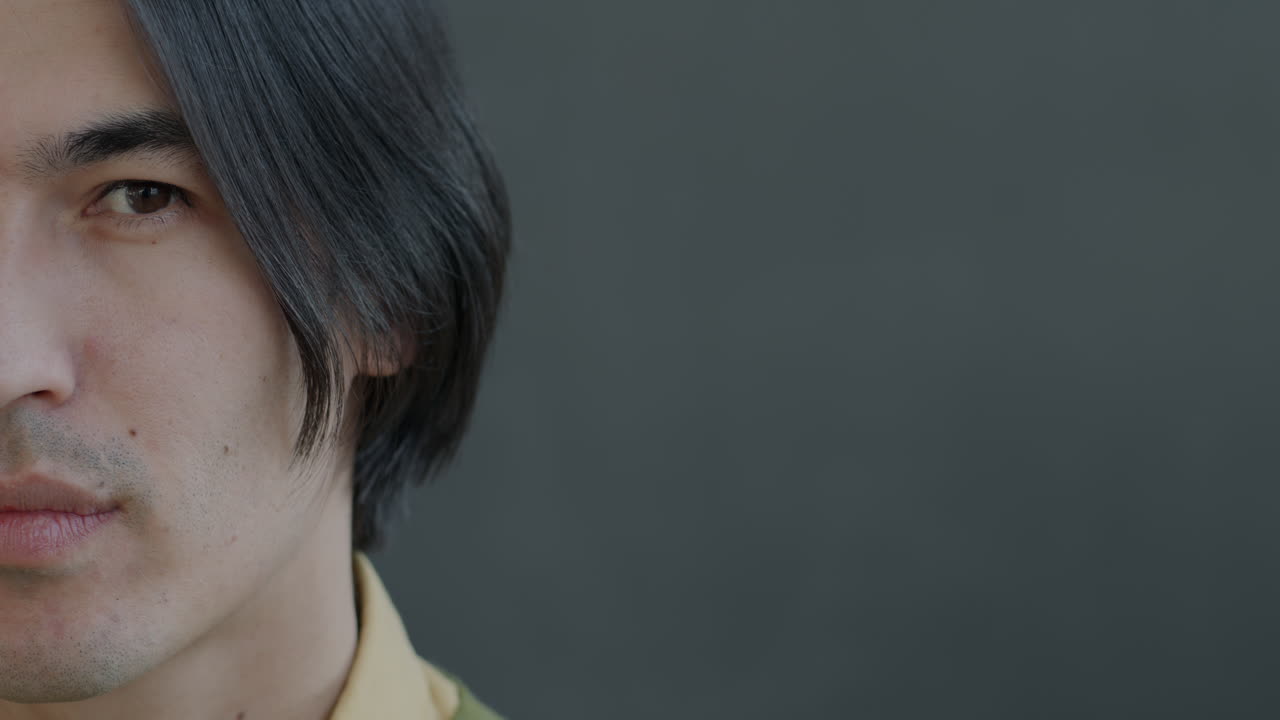 남자 의 클로즈업 초상화