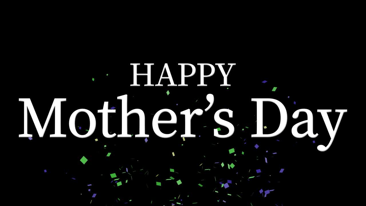 어머니의 날 메시지 선물 선물 모션 그래픽