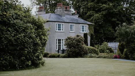 Static-shot-of-Old-Rectory-Killyman-surrounded-by-woodland