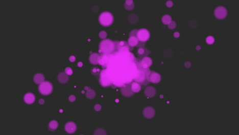 Animation-fly-abstract-purple-bokeh-and-particles-2