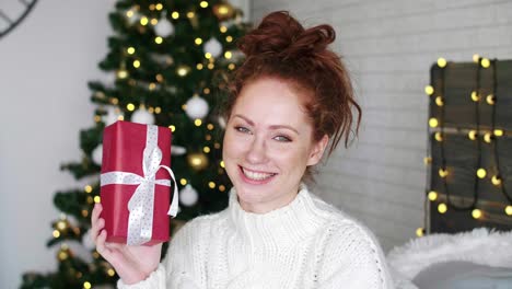 Portrait-of-happy-girl-with-christmas-present