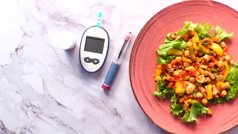 receta de ensalada para diabéticos: una comida saludable y deliciosa