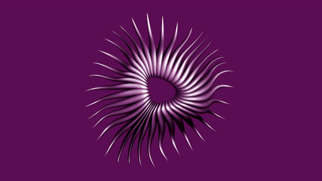 Abstract Background Pulsing Organic Flower Petal Bloom 12