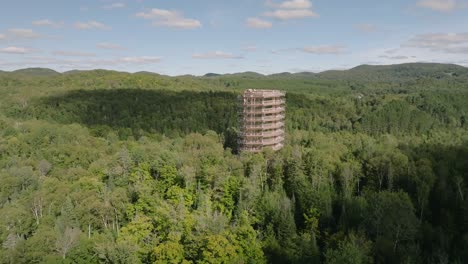 Beautiful-wooden-tower-hiking-trail