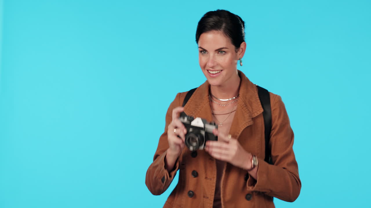 사진, 여행, 카메라를 가진 여자