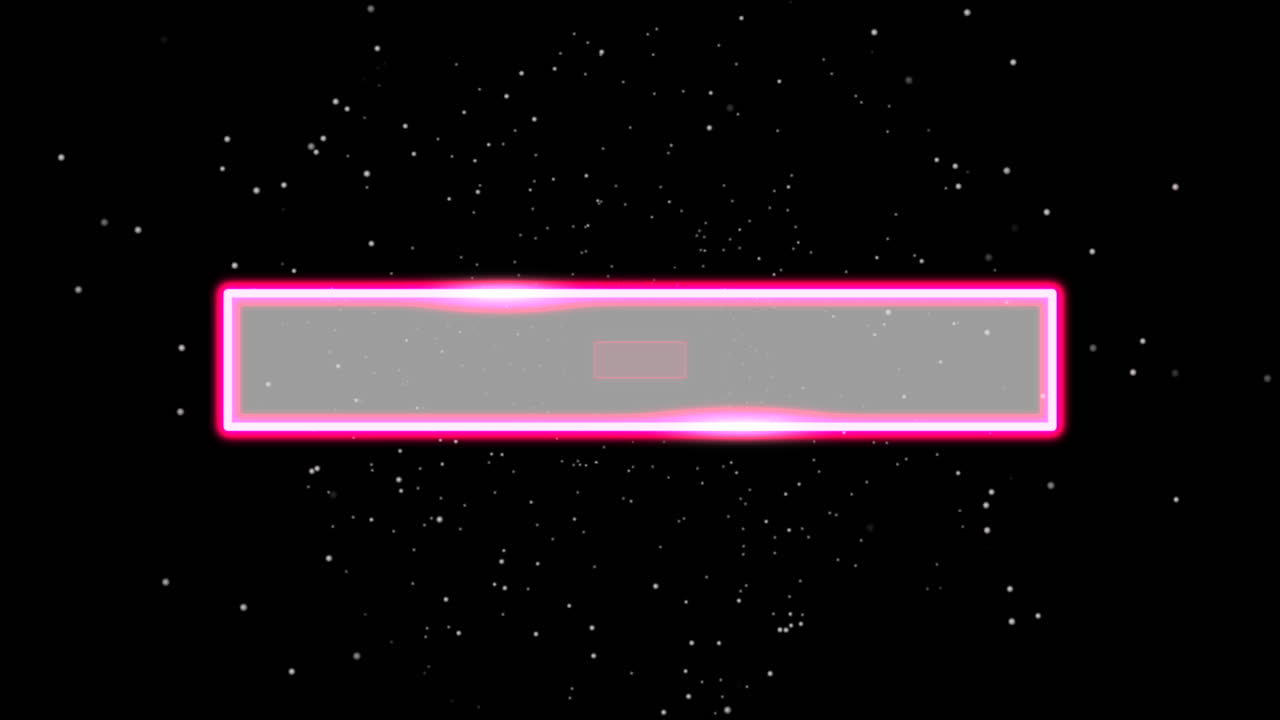 Neon geometric red squares in dark galaxy