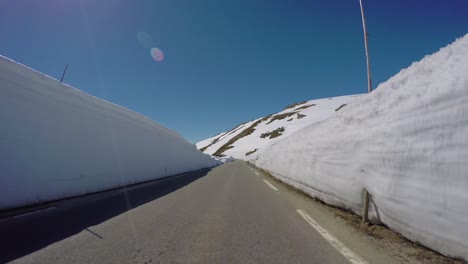 Driving-a-Car-on-a-Road-in-Norway