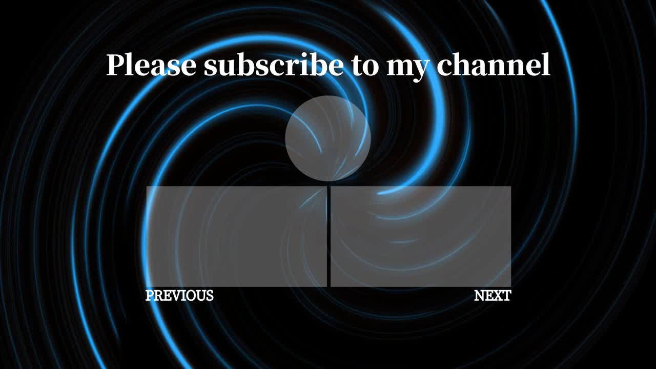 보르텍스 네온 엔드 카드 엔딩 스크린 모션