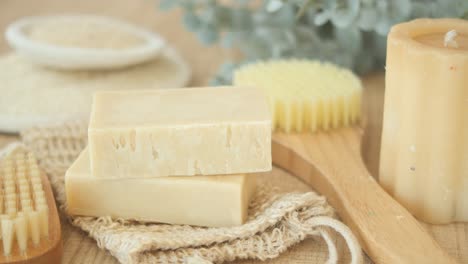 barras de jabón natural hechas a mano para spa y bienestar