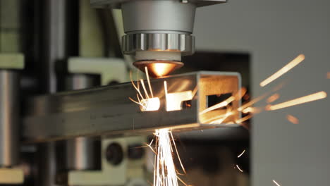 CNC-Laser-cutting-of-metal,-modern-industrial-technology.