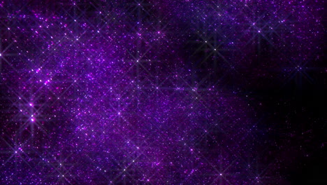 shimmering stars on a purple background