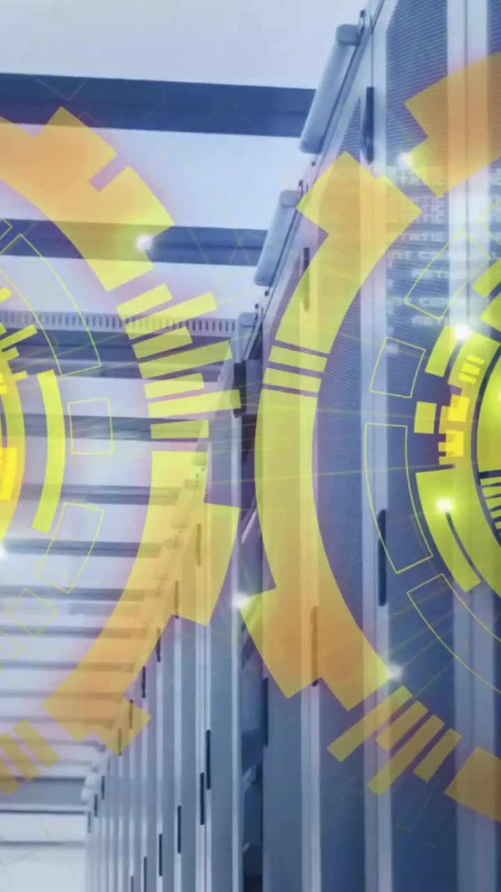 Animation af scopes med databehandling over computerservere
