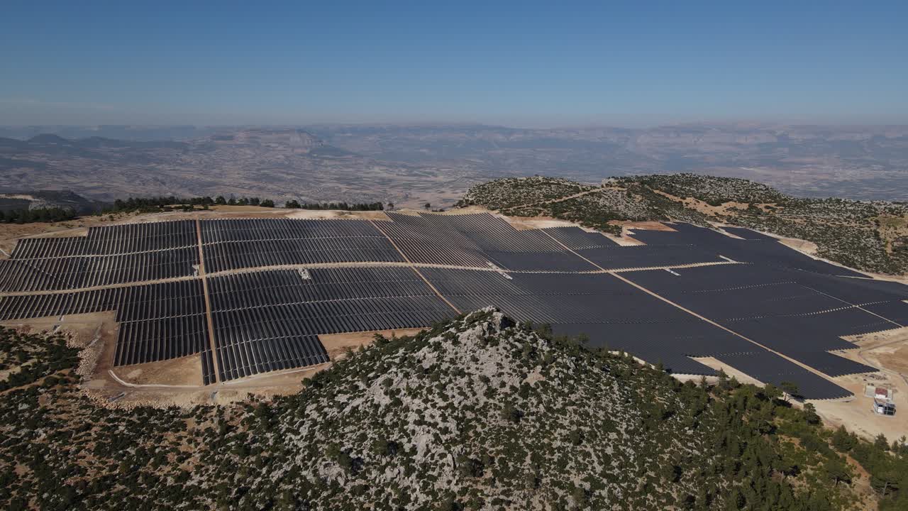 현장에서 태양 전지 패널