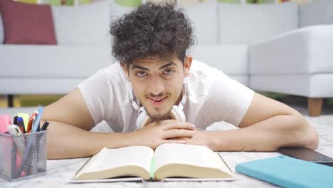 Close-up-of-happy-male-student.