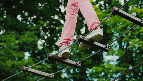 caminar sobre cables inestables, determinación y superación del concepto de miedo